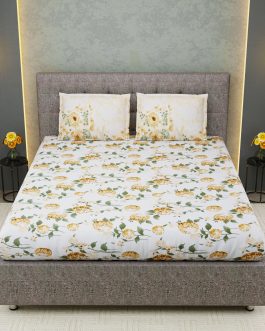 Daisy 108×108 King Size Bedsheet DS03