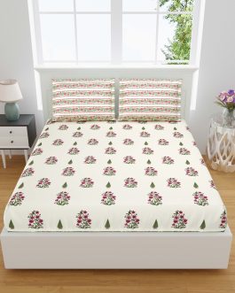 Daisy 108×108 King Size Bedsheet DS15