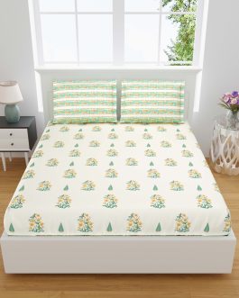 Daisy 108×108 King Size Bedsheet DS16