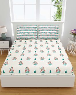 Daisy 108×108 King Size Bedsheet DS17