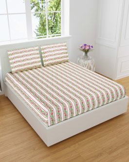 Daisy 108×108 King Size Bedsheet DS18